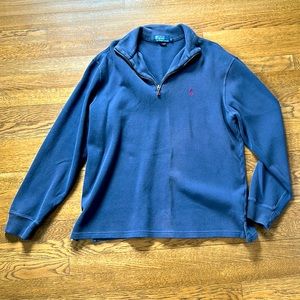 Men’s large Polo quarter zip pullover
